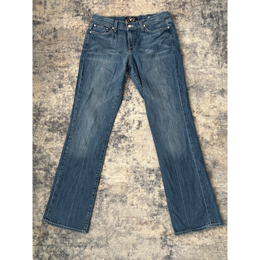 Vintage Lucky Brand Logan Classic Rider Jeans Women Blue Denim Bootcut Sz 10‎ 30